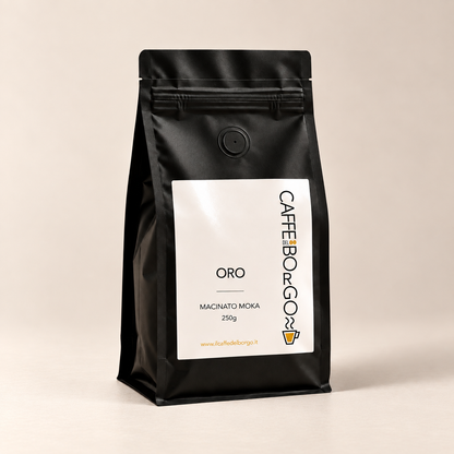 Oro caffè macinato per moka, confezione da 250 g