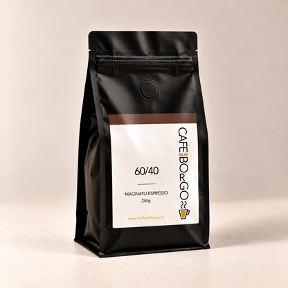 Rossa caffè macinato per espresso, confezione da 250 g