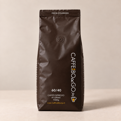 Rossa caffè in grani, confezione da 1 kg