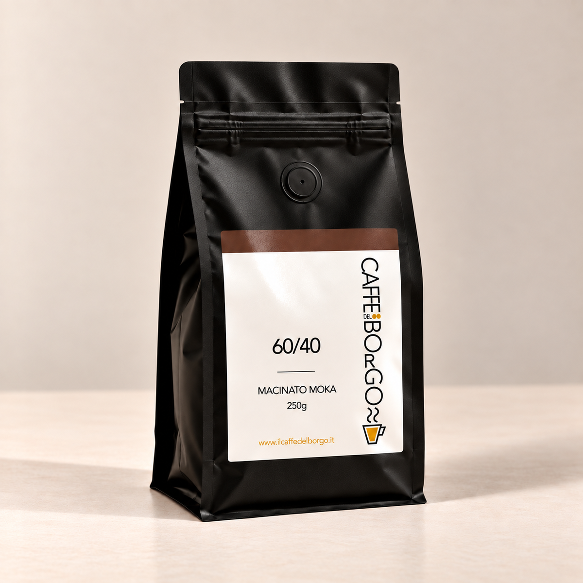 Rossa caffè macinato per moka, confezione da 250 g
